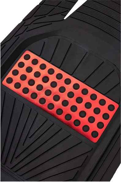 Beka52 Seat Ea Xl 2009 4d Uyumlu  Havuzlu Yeni Nesil Universal Paspas Kırmızı - Resim 5