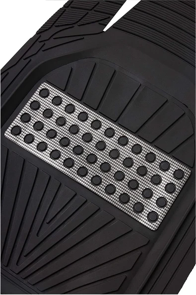 Beka52 Skoda Super B 2014 4d Havuzlu Yeni Nesil Universal Paspas Krom Gri - Resim 5