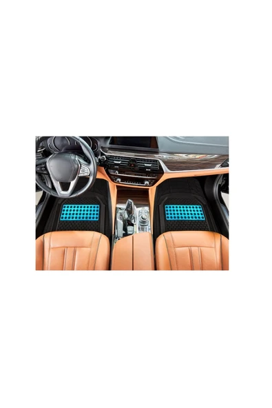 Beka52 Fiat Punto 2022 4d Havuzlu Yeni Nesil Universal Paspas Mavi - 1