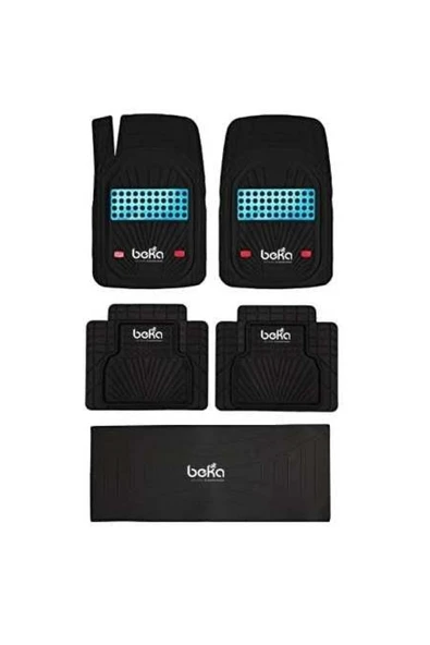 Beka52 Peugeot Partner 2003 4d Havuzlu Yeni Nesil Universal Paspas Mavi - Resim 2