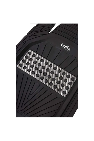 Beka52 Dacia Duster 2 Wd (4x4) 2011 4d Havuzlu Yeni Nesil Universal Paspas Krom Gri - Resim 5