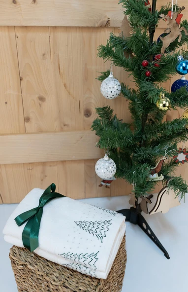 Pamuklu 2'li Şirin Nakışlı Hediyelik Havlu Seti Baveno - Resim 9