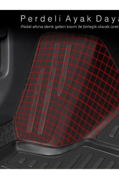 WEHHLER Tesla Model Y Standard Range Orijinal Havuzlu Paspas 2024-2025uyumlu - Resim 5