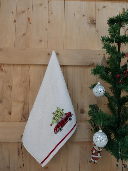 Pamuklu 2'li Şirin Nakışlı Hediyelik Havlu Seti Baveno - Resim 8