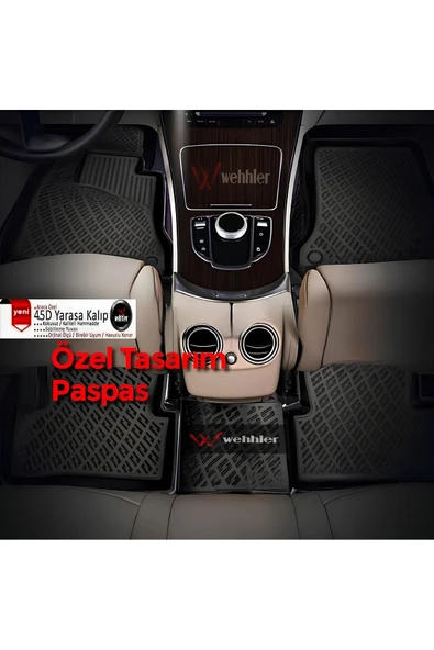 WEHHLER Skoda Superb 1.5 Uyumlu Tsı Hybrid Premium Orijinal Havuzlu Paspas 2024-2025 ürün görseli