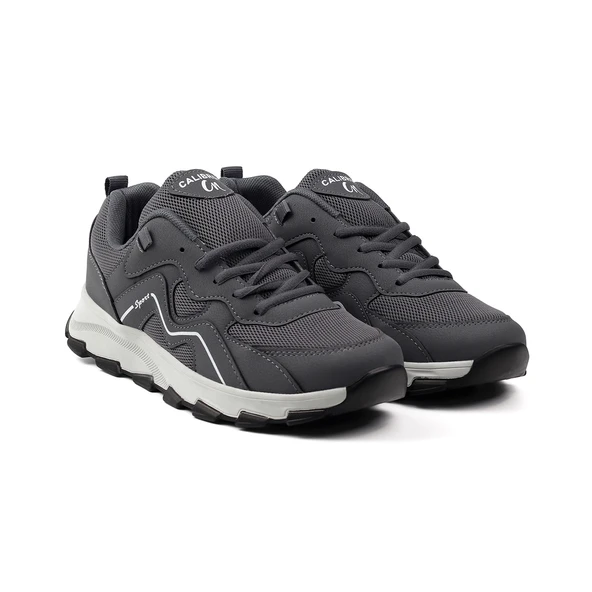 Erkek Füme Spor Ayakkabı Rahat Günlük Sneaker Yürüyüş Koşu Hafif Taban Bağcıklı - Resim 6