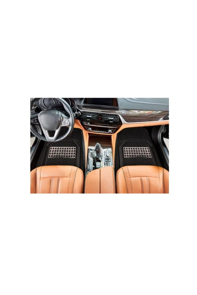 Beka52 Dacia Logan Sedan 2012 4D Havuzlu Yeni Nesil Universal Paspas Krom Gri - 1