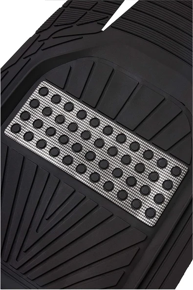 Beka52 Mitsubishi Lancer 2003 4d Uyumlu Havuzlu Yeni Nesil Universal Paspas Krom Gri - Resim 3