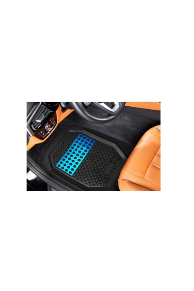 Beka52 Mitsubishi Lancer 2009 4d Havuzlu Yeni Nesil Universal Paspas Mavi - Resim 2