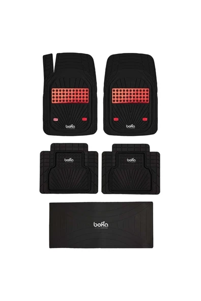 Beka52 Volvo Xc40 2021 4d Havuzlu Yeni Nesil Universal Paspas Kırmızı - Resim 2