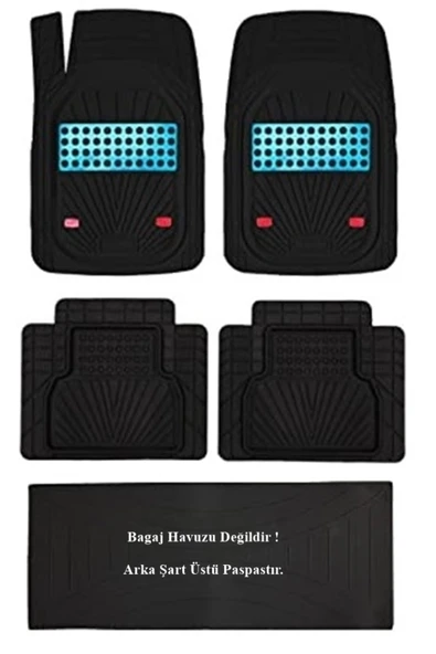 Beka52 Mercedes A Serisi W177 Hb Kulaksız 2022 4d Havuzlu Yeni Nesil Universal Paspas Mavi - Resim 2