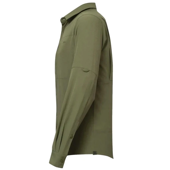 Alpinist Tegus Uzun Kollu Erkek Gömlek Haki (600701) - 5