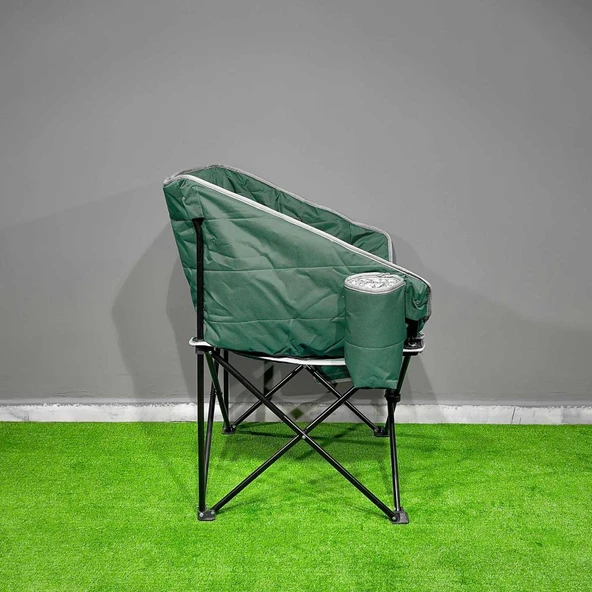 Argeus Balcony Comfort Katlanabilir Kamp Sandalyesi Yeşil - 2