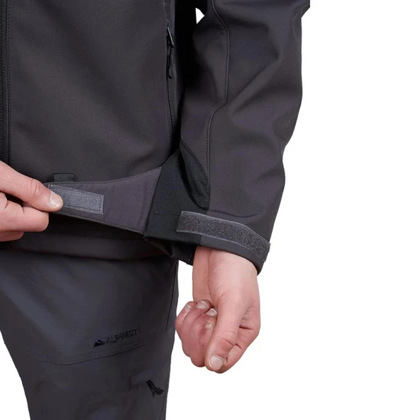 Alpinist Peak Softshell Erkek Outdoor Mont Antrasit (500401) - 5