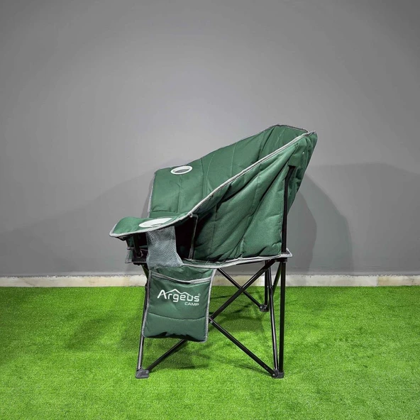 Argeus Nevgrande Comfort Katlanabilir Kamp Sandalyesi Yeşil - 5