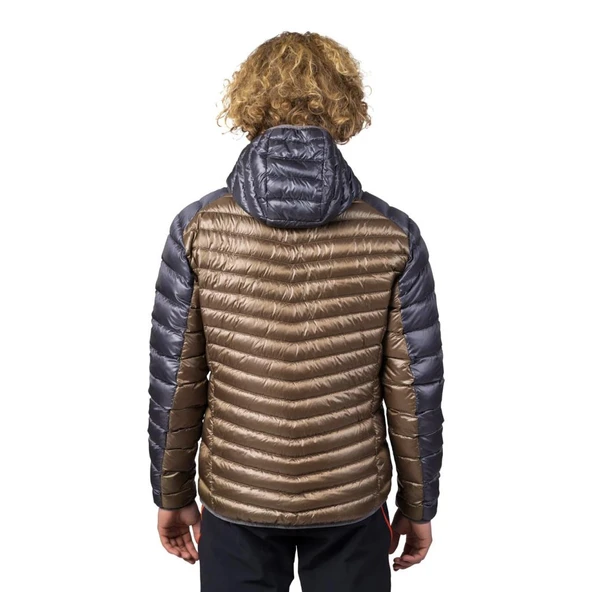 Hannah Arden Erkek Kaz Tüyü Mont Asphalt / Khaki - 5