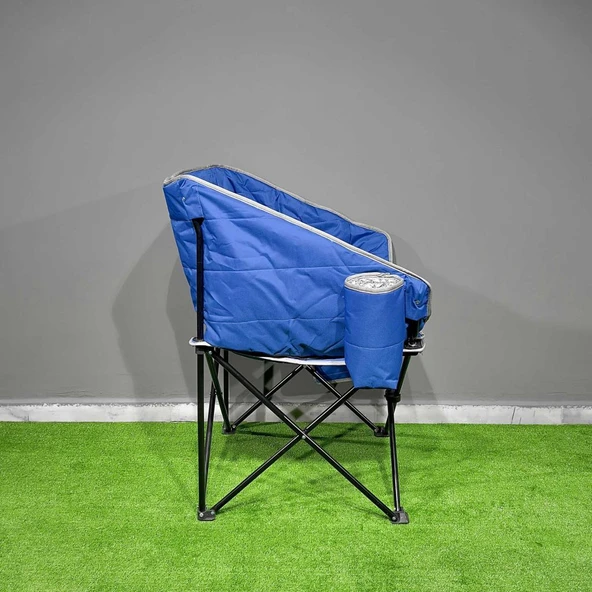 Argeus Balcony Comfort Katlanabilir Kamp Sandalyesi Mavi - 2