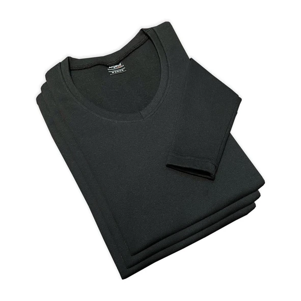 Termal İçlik Takım - HeatPro - Siyah - Pamuklu - Argeus - 4