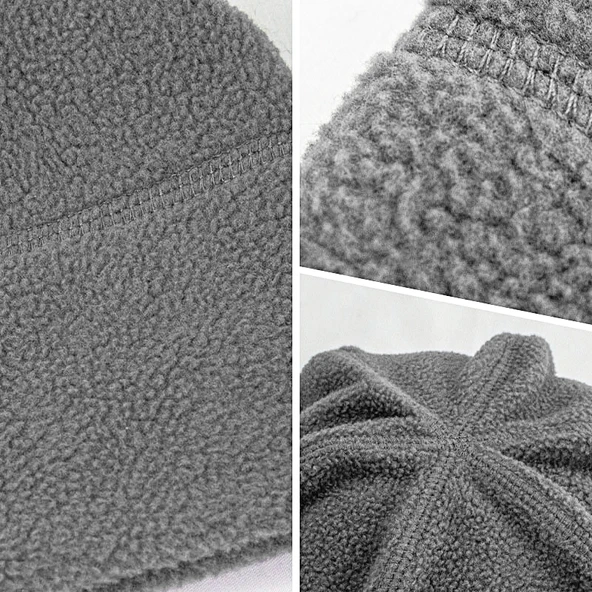 Savex Çocuk Polar Bere Gri 3-6 Yaş - 3