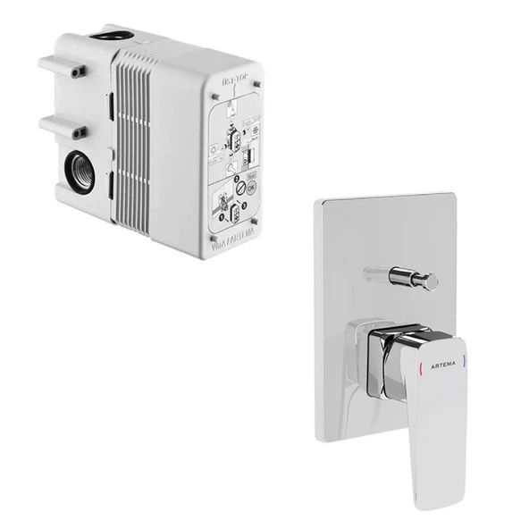 Artema Root Square Ankastre Duş Seti A49280 - 7