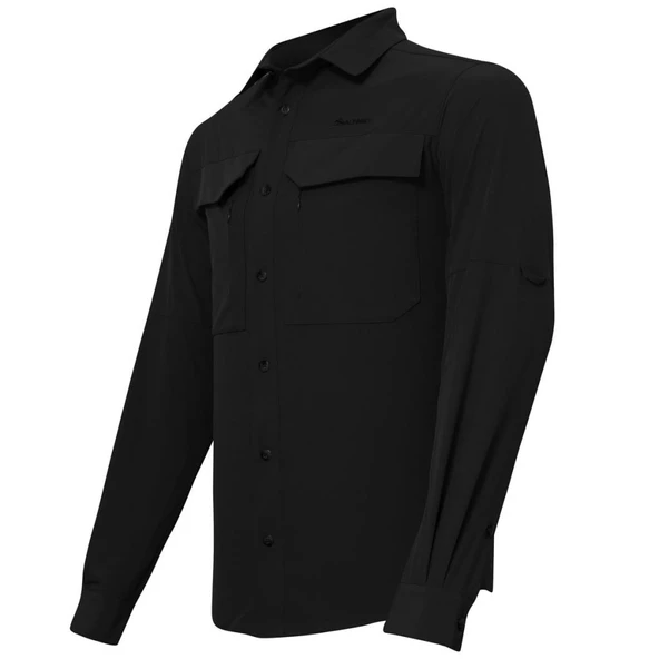 Alpinist Natriks Uzun Kollu Erkek Gömlek Siyah (600702) - 2