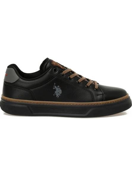 U.S.POLO ASSN BUDDY 5PR SİYAH COMFORT CASUAL ANATOMİK SPOR AYAKKABISI - Resim 3