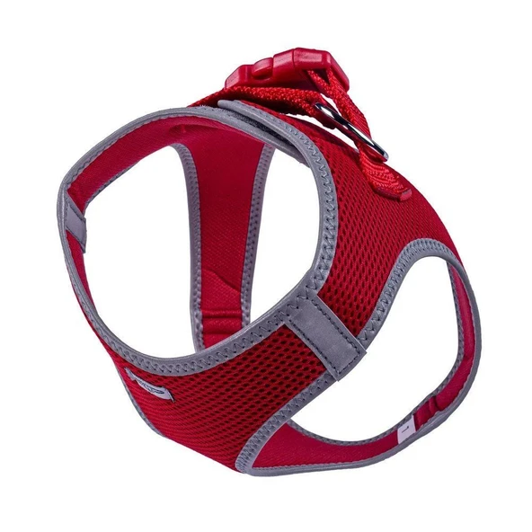 Doggie Havalı Dokuma Reflektörlü Küçük Irk Göğüs Tasması Red 42-48 cm(ARG-L) - 4