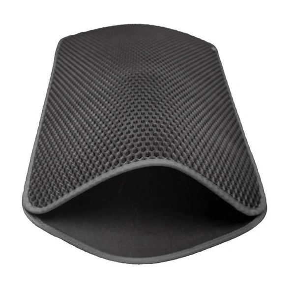 Cattie Altıgen Kum Toplayıcı Fonksiyonel Kedi Paspası Gri 37*50 cm - 3