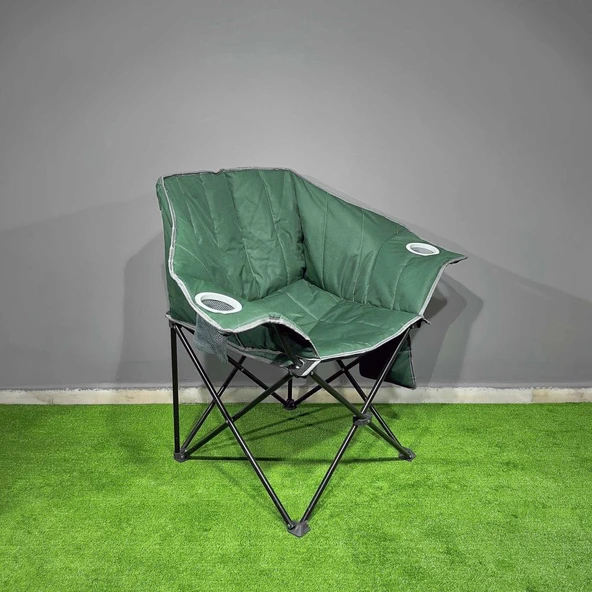 Argeus Nevgrande Comfort Katlanabilir Kamp Sandalyesi Yeşil - 2