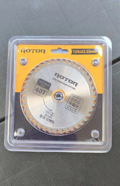 Ahşap kesme diski ROTOR 125*22,23 40T - Resim 2