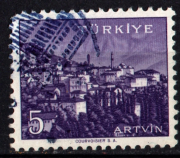 EABİ-1958-1960 Memleket Şehirleri Artvin (tp0331) ürün görseli