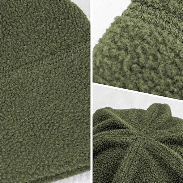 Savex Çocuk Polar Bere Haki 3-6 Yaş - 3