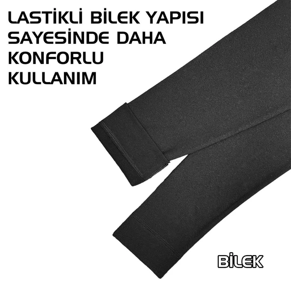 Termal Alt İçlik Tayt - HeatPro - Siyah - Pamuklu - Argeus - 5