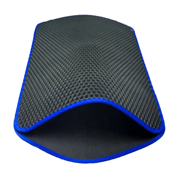 Cattie Altıgen Kum Toplayıcı Fonksiyonel Kedi Paspası Mavi 37*50 cm - 4