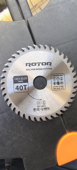 Ahşap kesme diski ROTOR 115*22,23 40T - Resim 2