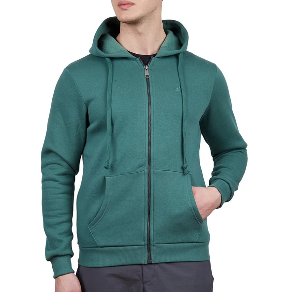 Alpinist Covert Tam Fermuarlı Erkek Sweatshirt Nefti (600501) ürün görseli 1