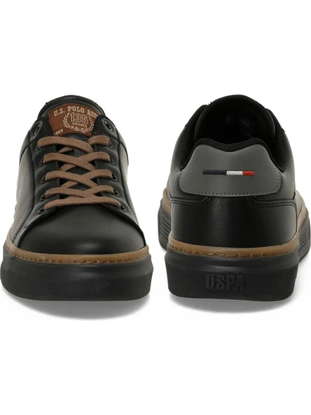 U.S.POLO ASSN BUDDY 5PR SİYAH COMFORT CASUAL ANATOMİK SPOR AYAKKABISI - Resim 6