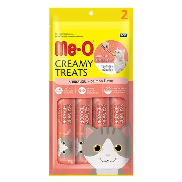 Me-O Creamy 2 Somonlu Kedi Krema 4x15 Gr - 1