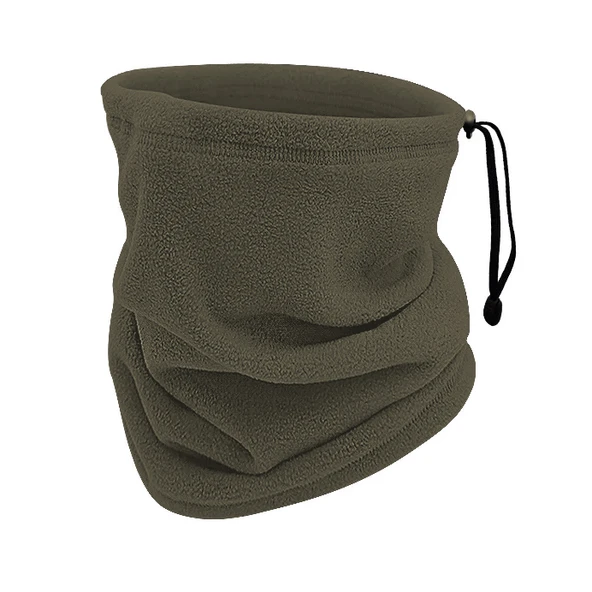 3'lü Kışlık Set Polar Bere, Eldiven, Boyunluk - Warm - Haki - (SBLN.008) - 3