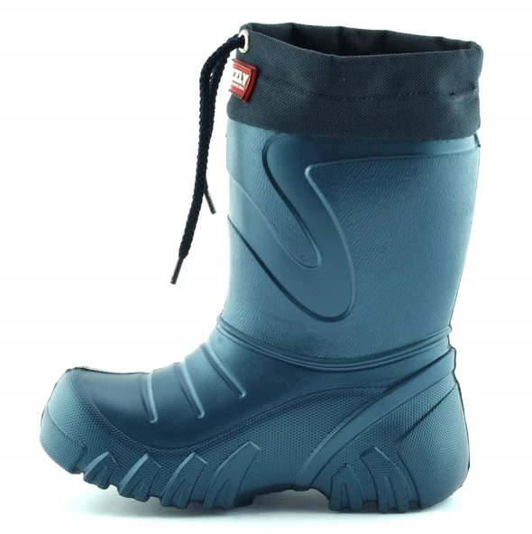 Lemigo Grizzly Eva Çocuk Kürklü Lacivert Yağmur Çizmesi (835) - 4