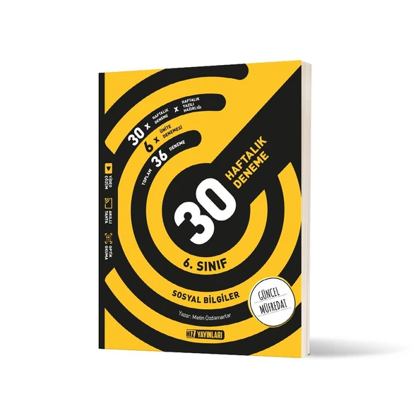 Hız 6. Sınıf Sosyal Bilgiler Haftalık Deneme ürün görseli