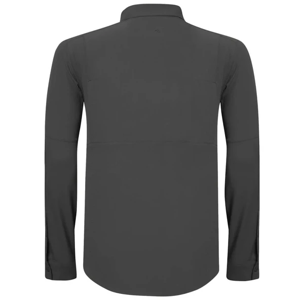 Alpinist Tegus Uzun Kollu Erkek Gömlek Antrasit (600701) - 3