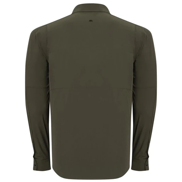 Alpinist Natriks Uzun Kollu Erkek Gömlek Haki (600702) - 4