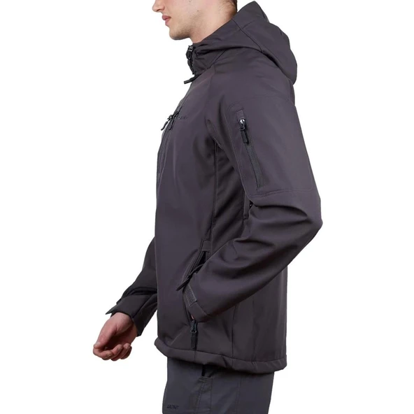 Alpinist Peak Softshell Erkek Outdoor Mont Antrasit (500401) - 4