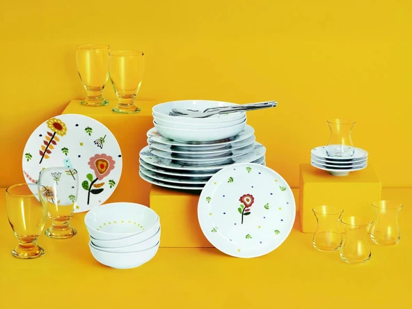 Porland Joy 40 Parça 4 Kişilik Başlangıç Seti 04POR036010