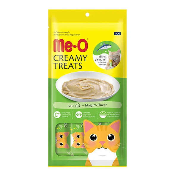 Me-O Creamy 5 Orkinos Ton Balıklı Kedi Krema 4x15 Gr ürün görseli 1