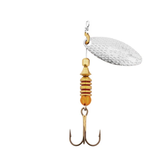 Alabalık Turna Döner Olta Kaşık - Ilba Lungo 50104 - Gümüş - No:4 - 2