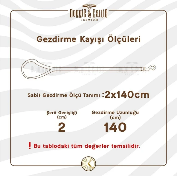 Doggie Konfor Dokuma Gezdirme Kayışı Haki 2*140 Cm (DGZT-20) - 4