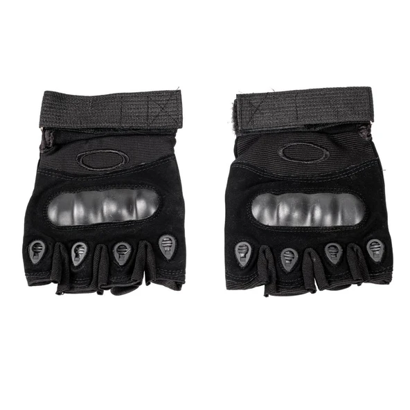 Parmaksız Kemik Taktikal Eldiven - Siyah - 1108 - Resim 4