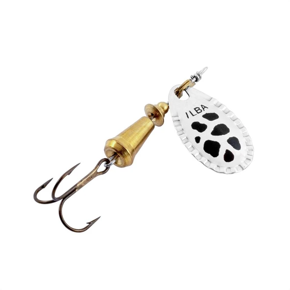 Alabalık Turna Döner Olta Kaşık - Ilba Spark Eco 95AN2 - Gümüş/Siyah - No:2 ürün görseli